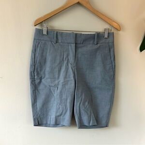 NWT Ann Taylor Boardwalk Shorts Classic Light Blue Women's Mid Rise Size 2